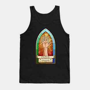 Stained Glass Paper Tank Top
